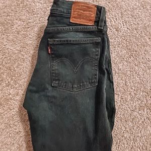Levi’s wedgie black jean